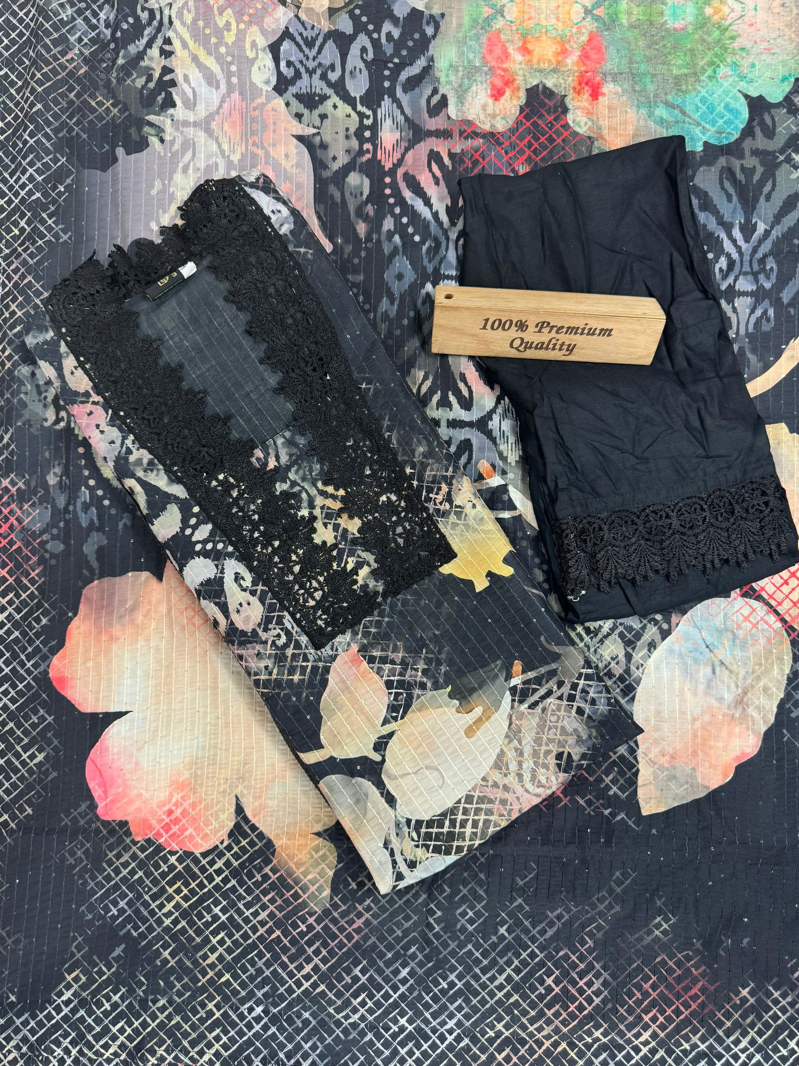 Uber By Tdg Printed Kurti With Bottom Dupatta Orders in India